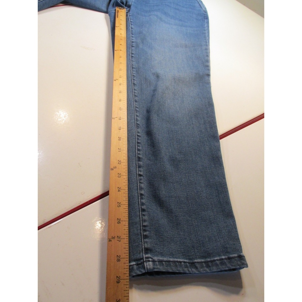 J. JILL Authentic Fit Slim Ankle Jeans Womens 16 Blue Denim Mid Rise Stretch - Picture 15 of 16